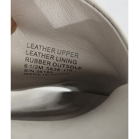 Tory Burch Womens Brae Rhinestones Crystals Embellished Leather Slides White 6.5 - Picture 4 of 8